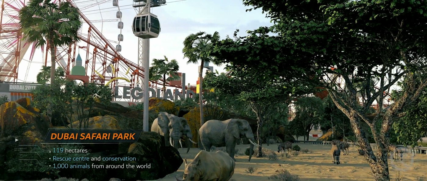 animation  Cargo CGI digital dubai opera effects emirates Glitch safari testla