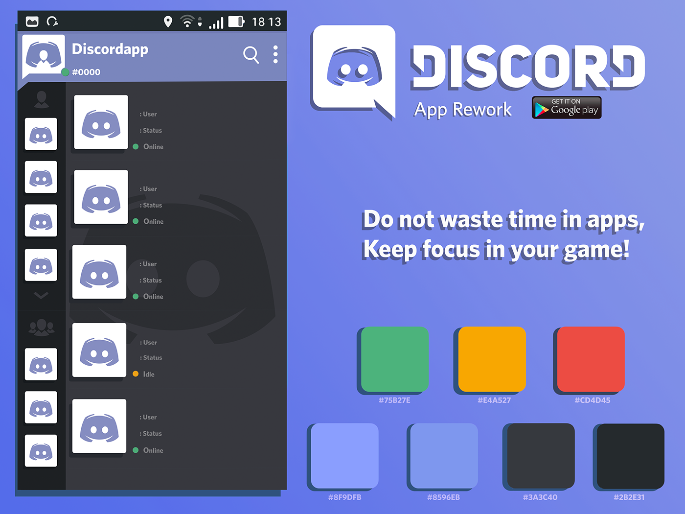 discord app rework visual change software app design Google Play
