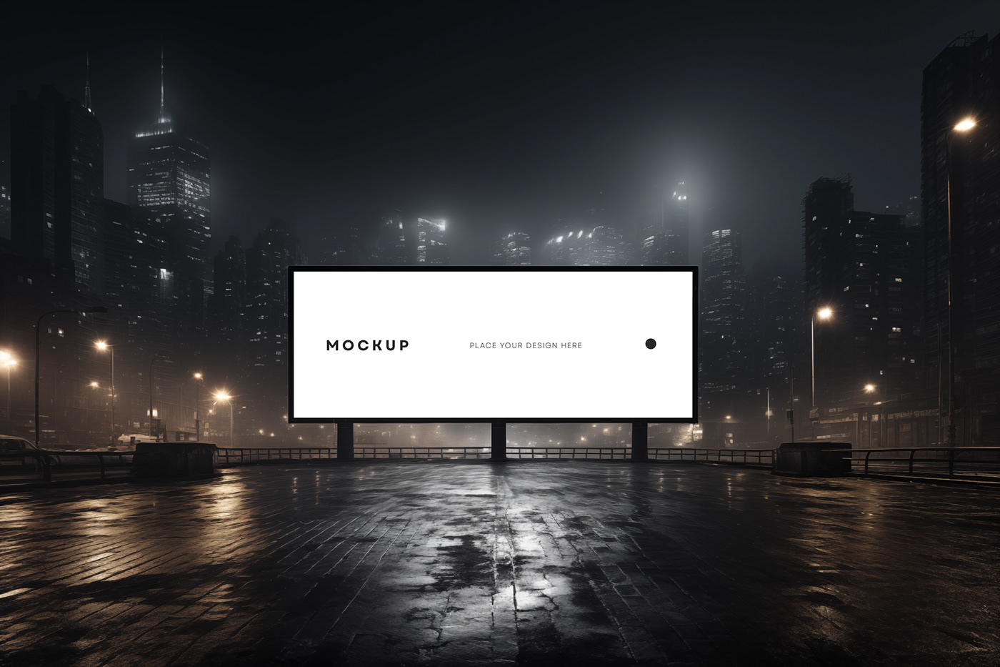 Mockup free Billboard mockup billboard Advertising  city design Outdoor indoor visualization