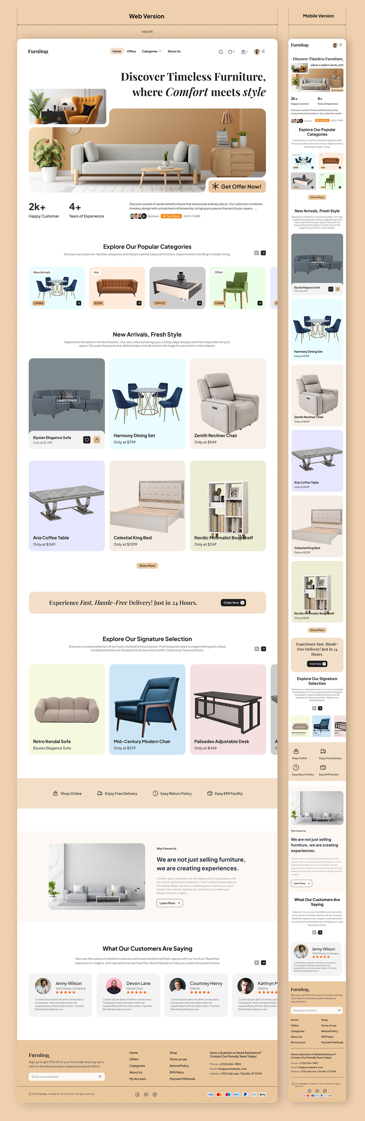 Modern Furniture E-commerce Redefined