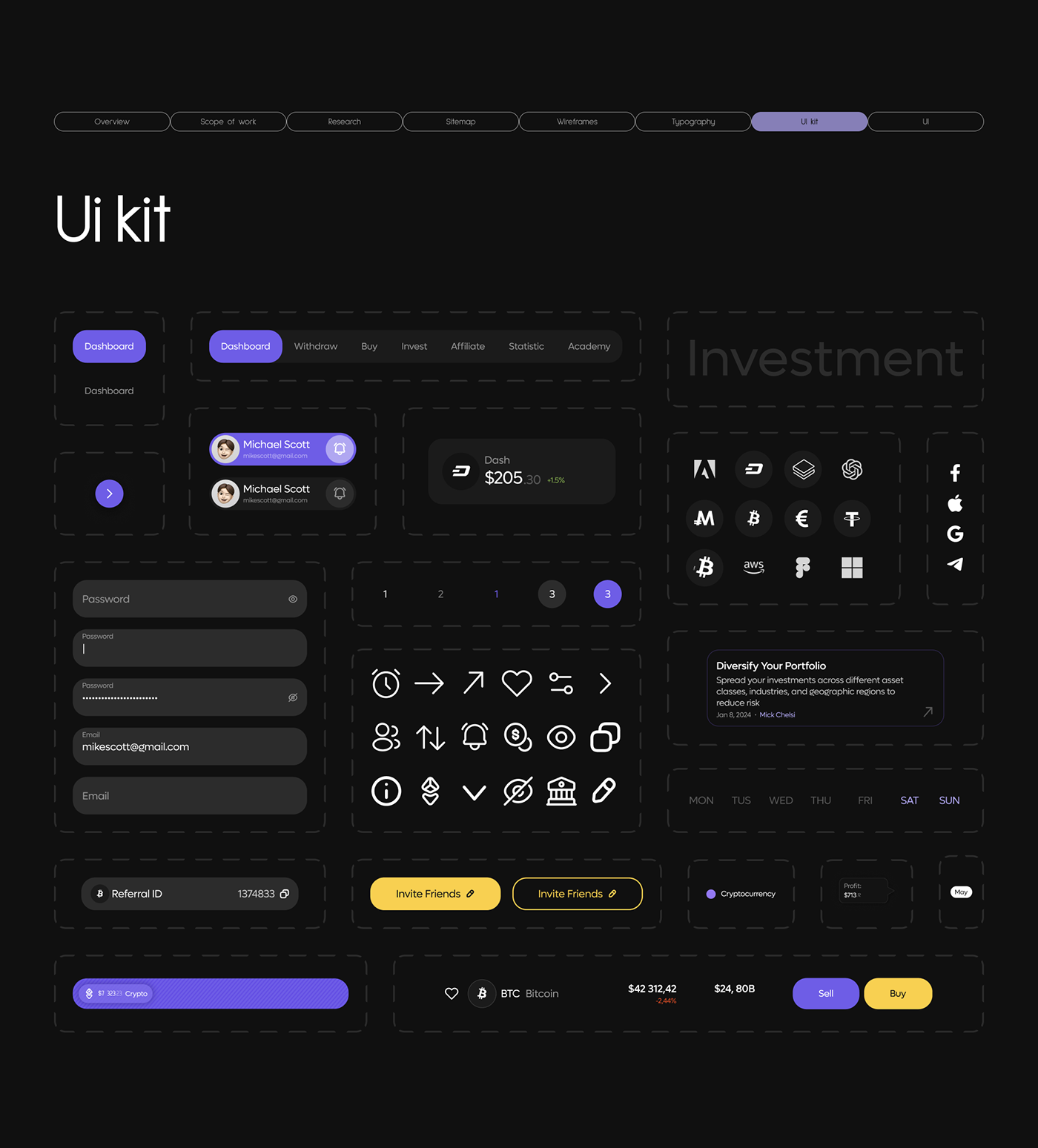 DizArm UXUI Agency design saas site pwa mobile app ios ui kit