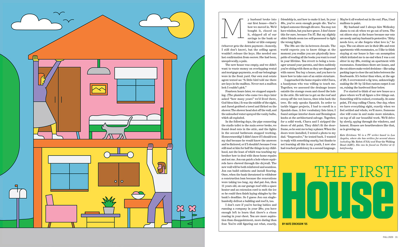closer&closer editorial Editorial Illustration Hecht/Horton ILLUSTRATION  magazine Raúl Soria Wellesley Magazine