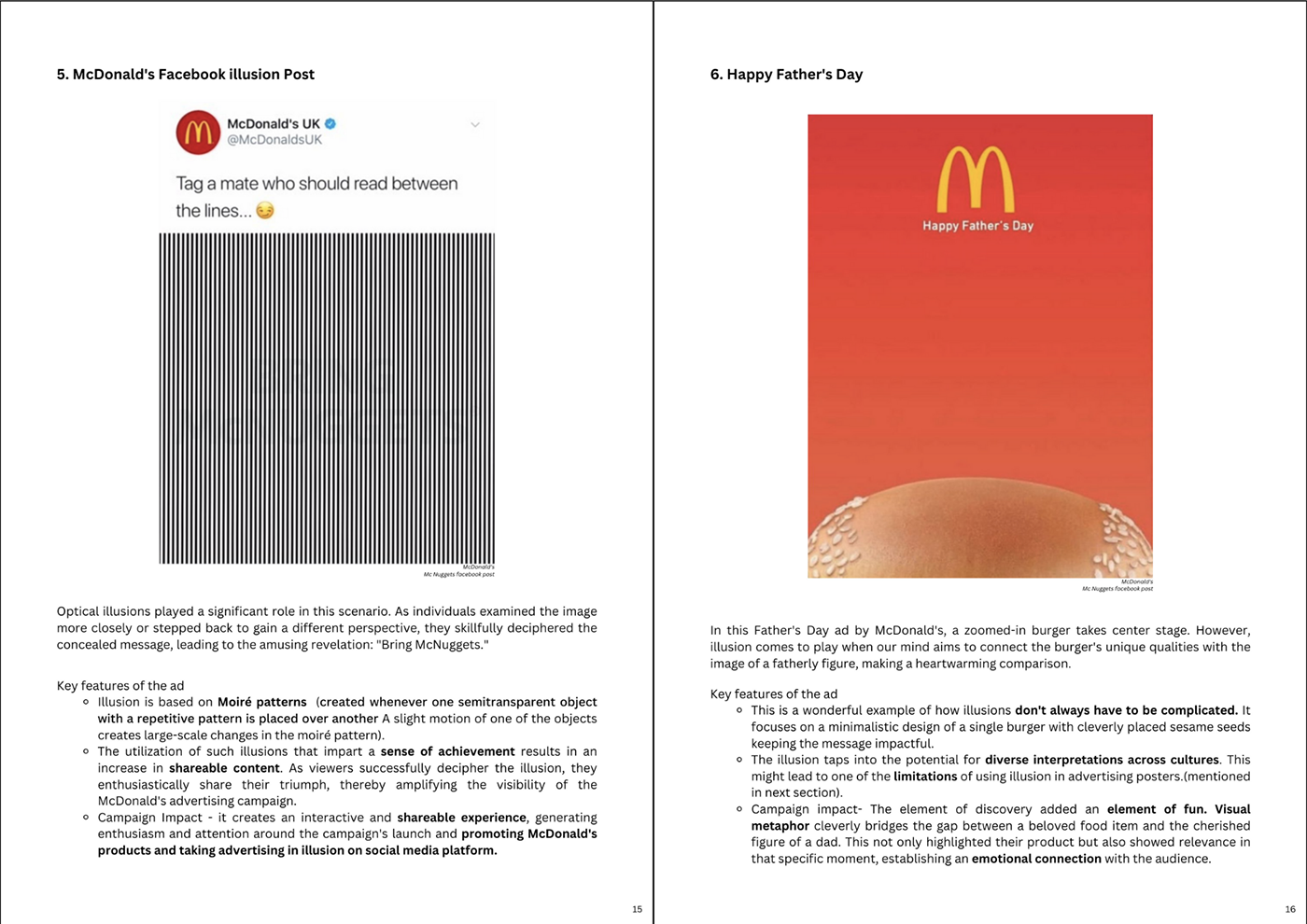 research McDonalds illusion