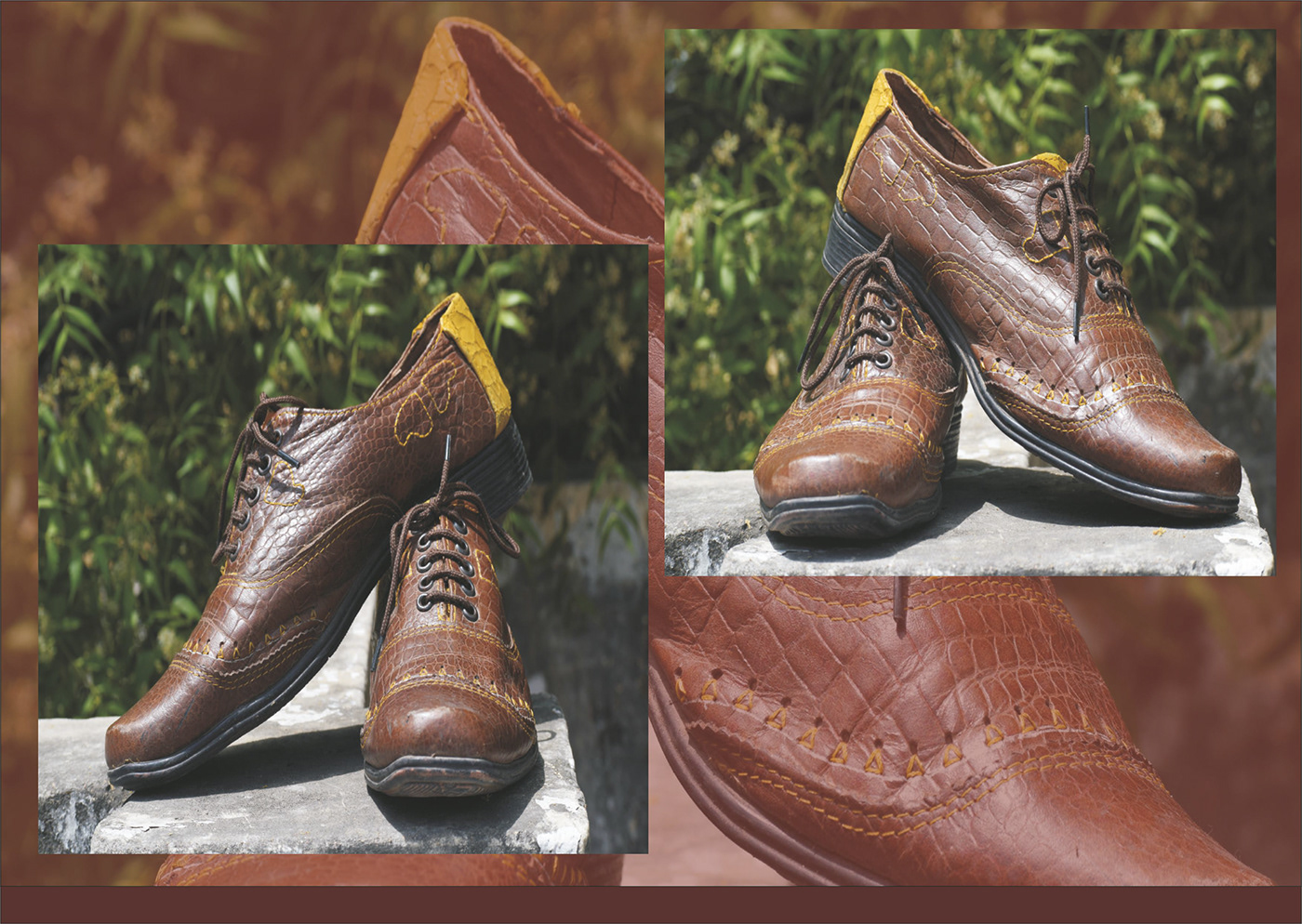 fashiondesignportfolio footwearproject leather leatherfootwear leatherwear mensfootwear Menswear NIFT