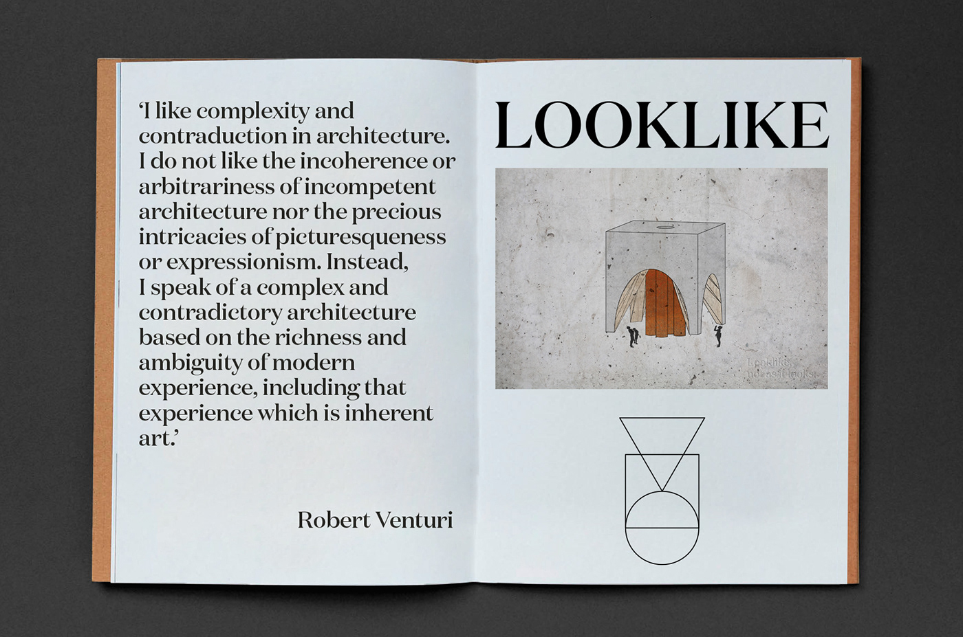 architecture branding  graphic pavilion looklike editorialdesign typography   magazine editorial cover