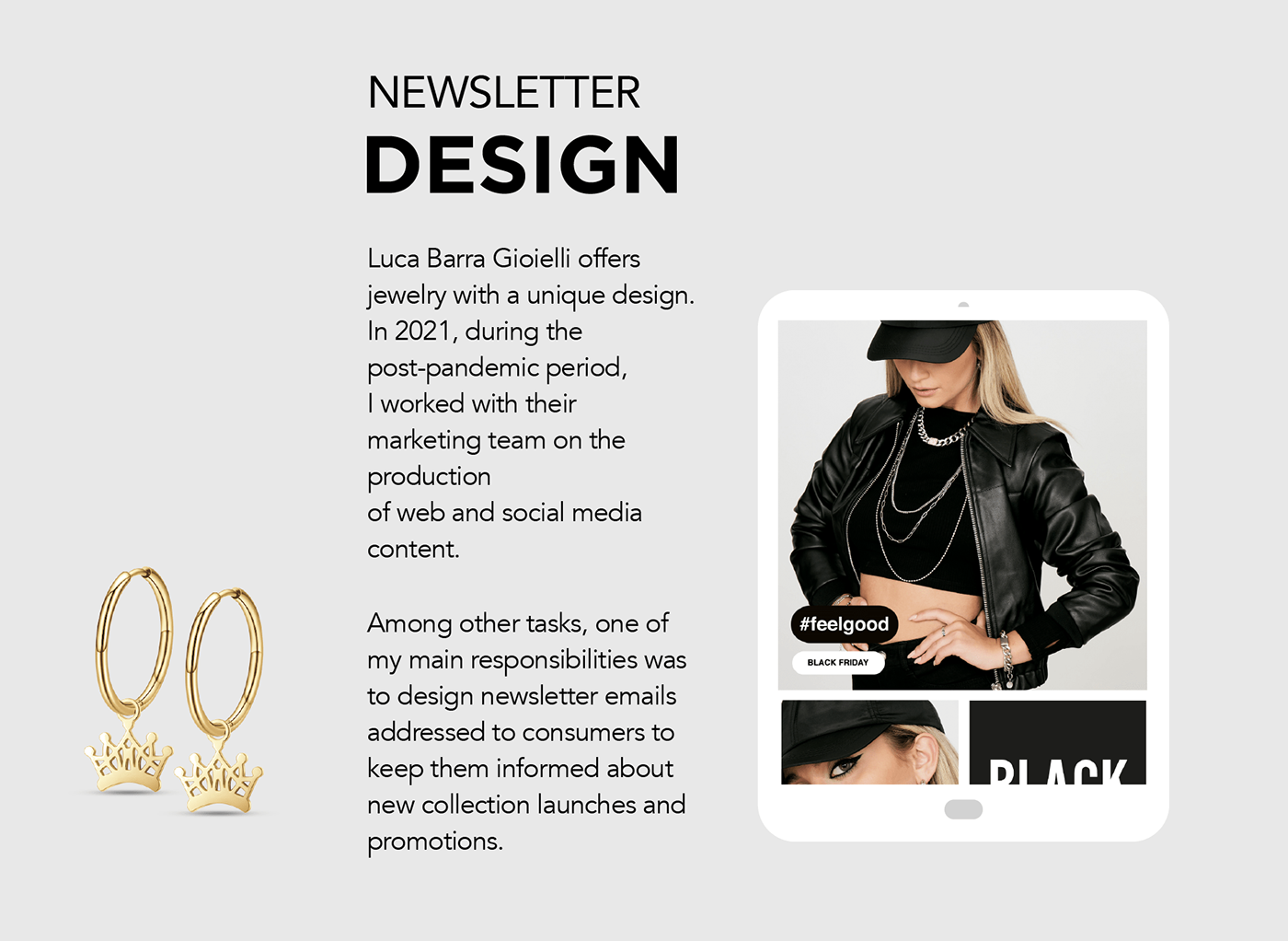 Newsletter Design UI/UX digital design typography   jewels dreamweaver HTML Web Design  Fashion Newsletter Design Jewelry Newsletter