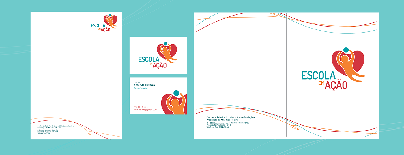 branding  brand marca editorial identity identidade visual banner folder papelaria criação