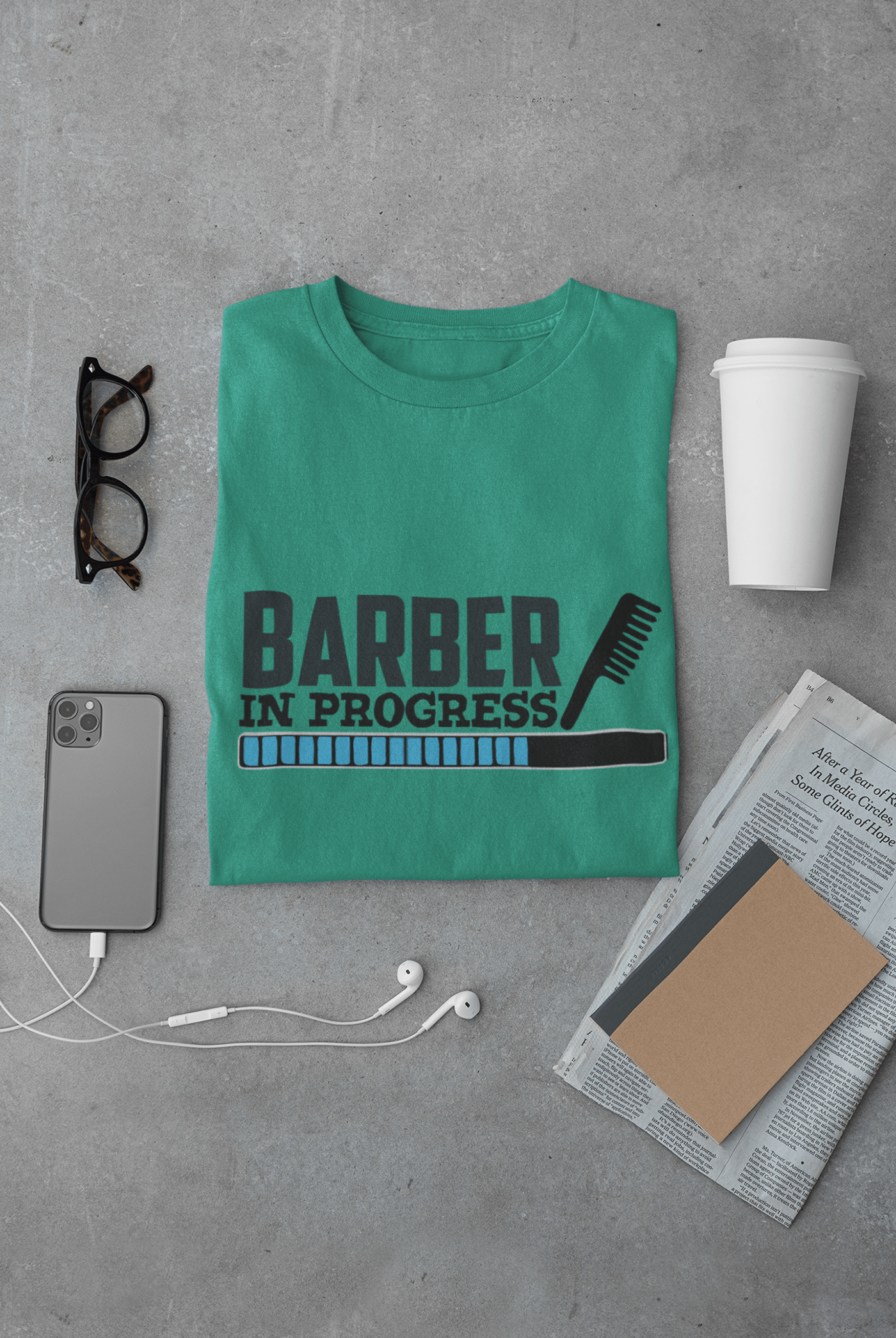 ''Barber T-shirt Design Portfolio .''