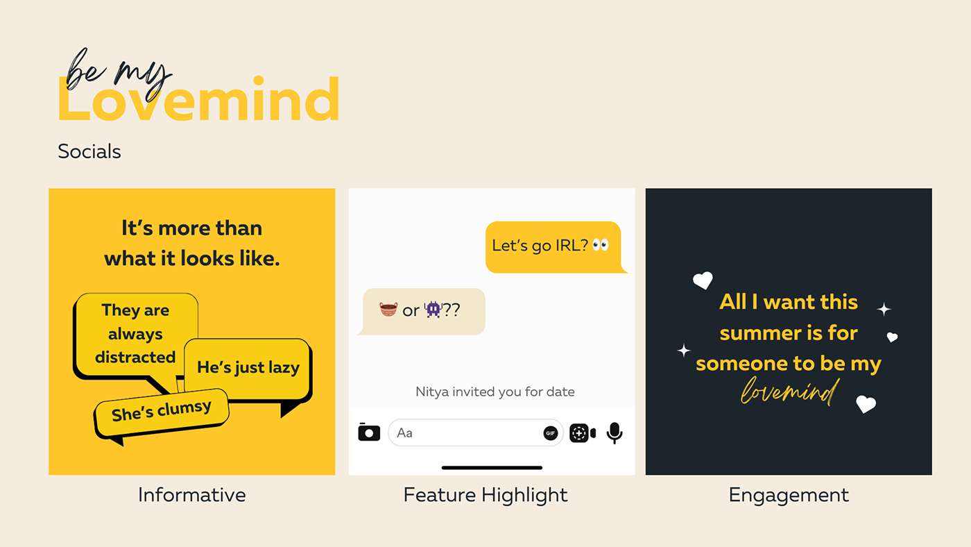 bumble ADHD Dating campaign Advertising  marketing   social campaign awareness interaction interface design