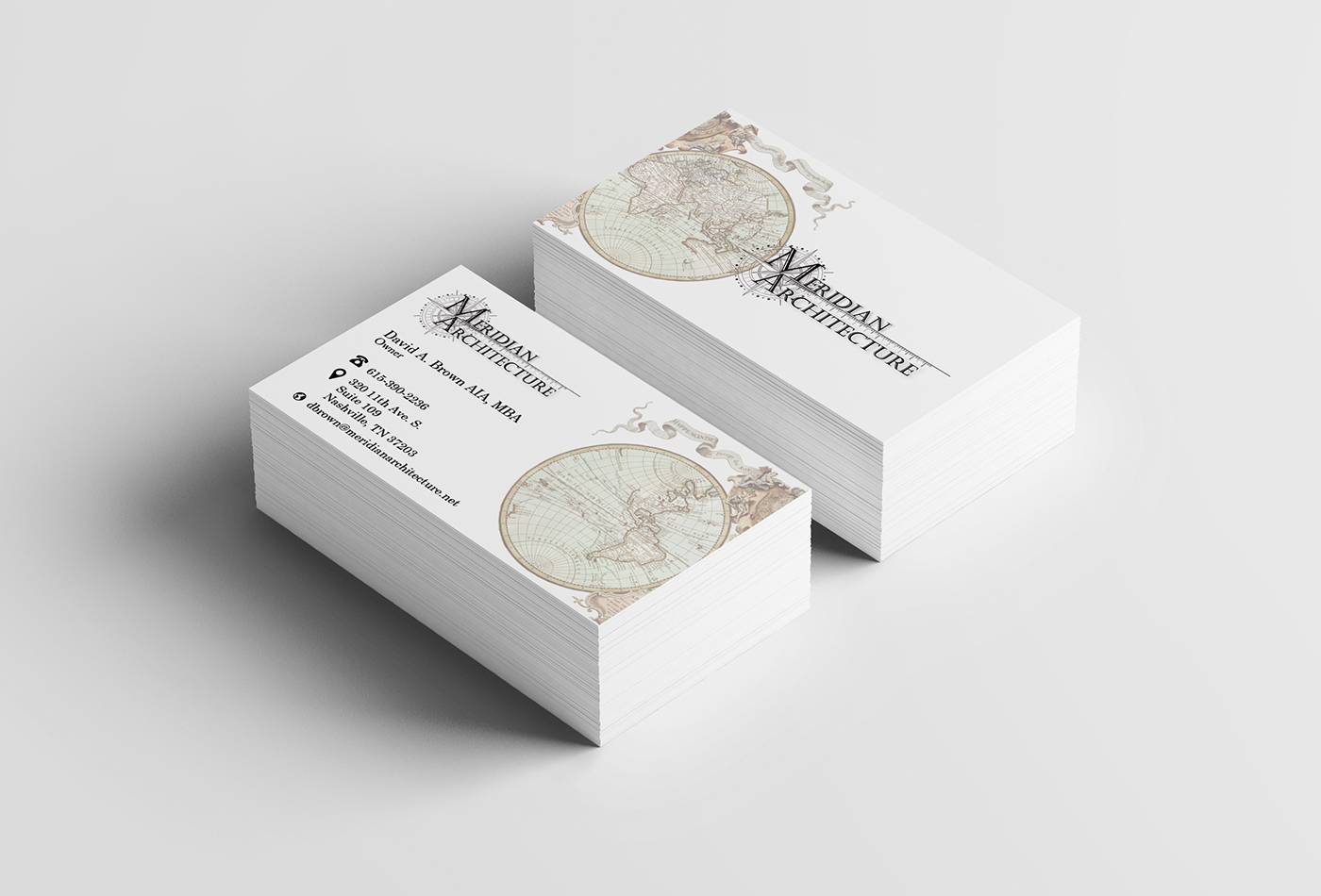 architecture logo business card