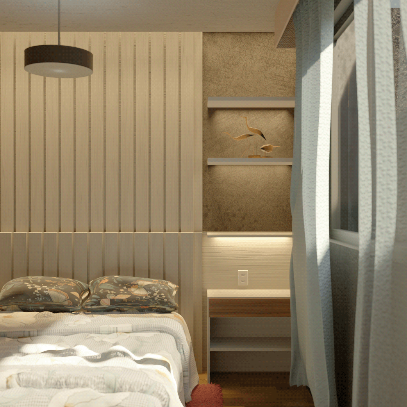 3D Render render interior design design architecture bedroom design Interior visualization interior design  archviz