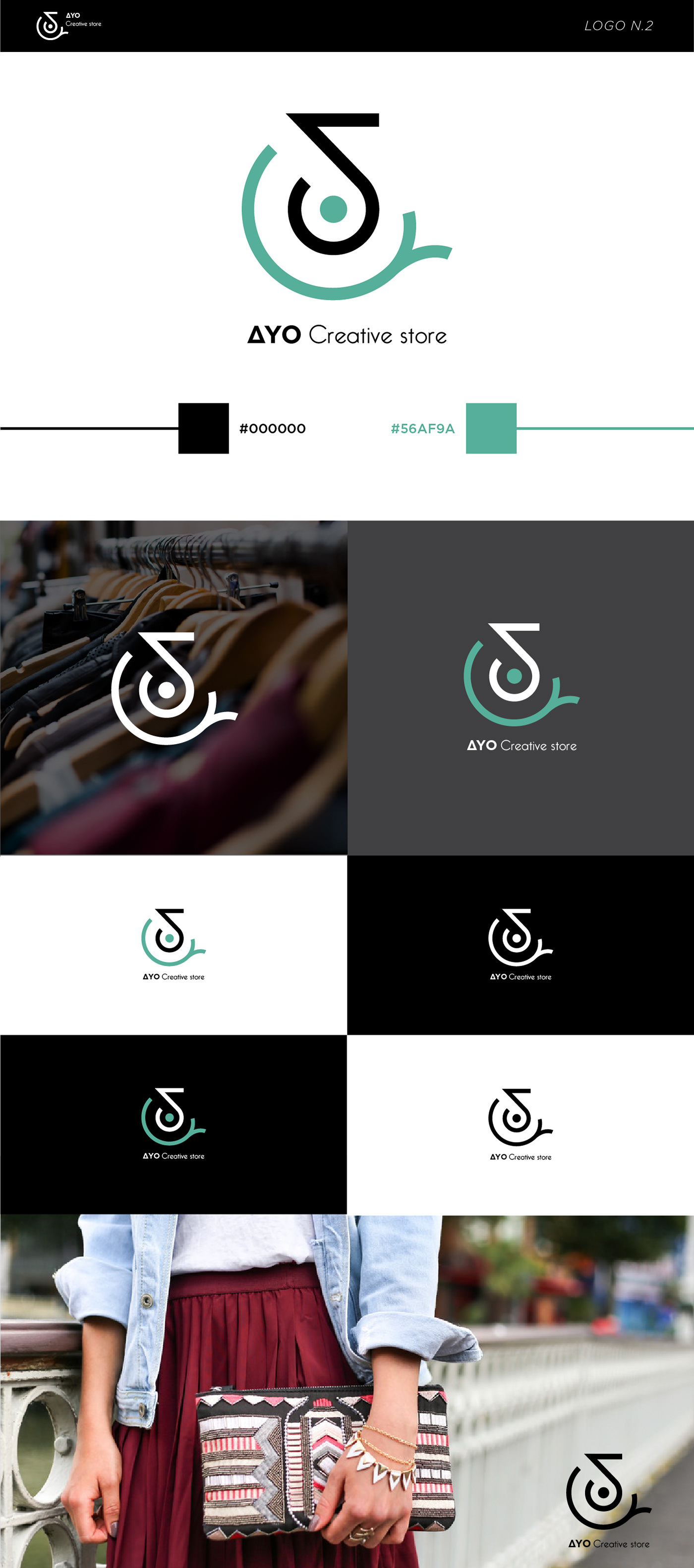 logo branding  visualidentity graphicdesign Creativestore jewelry clothes greekbrands
