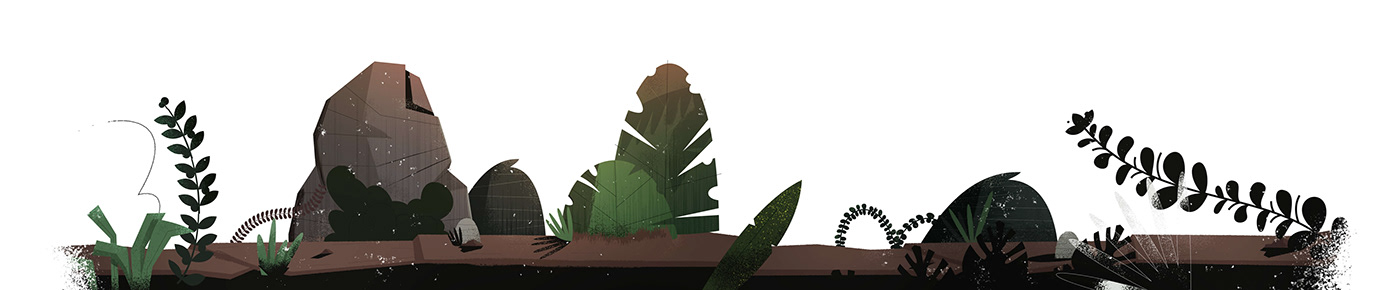 short film adventure jungle temple short skeleton story animation  Animated Short background art