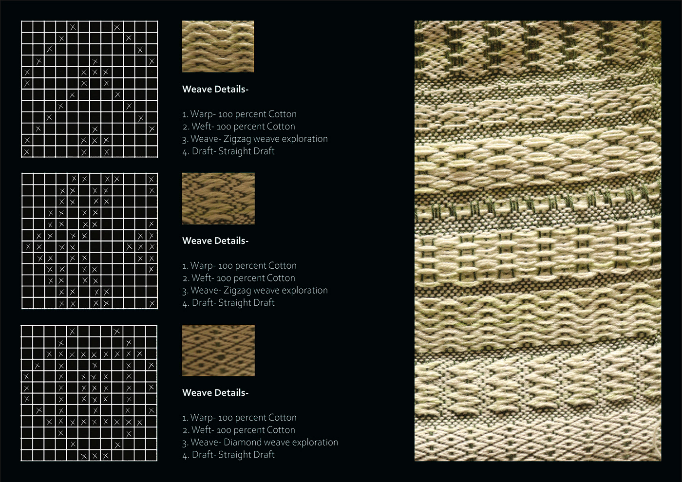 weaving textile pattern handmade Wovens dark academia surface design fabric