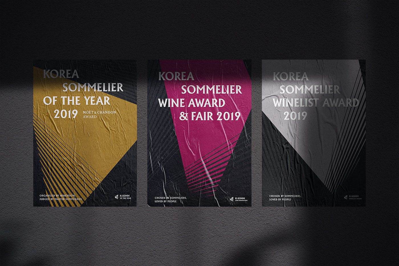 Sommelier wine Competition Event Design branding  Motion poster adobeawards