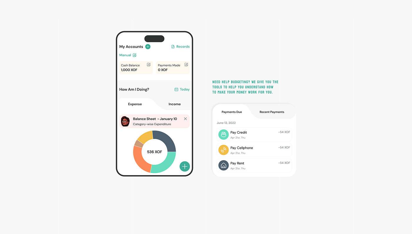 finance app loan job finder messanger UI/UX Figma user interface graphic design  Mentoring program