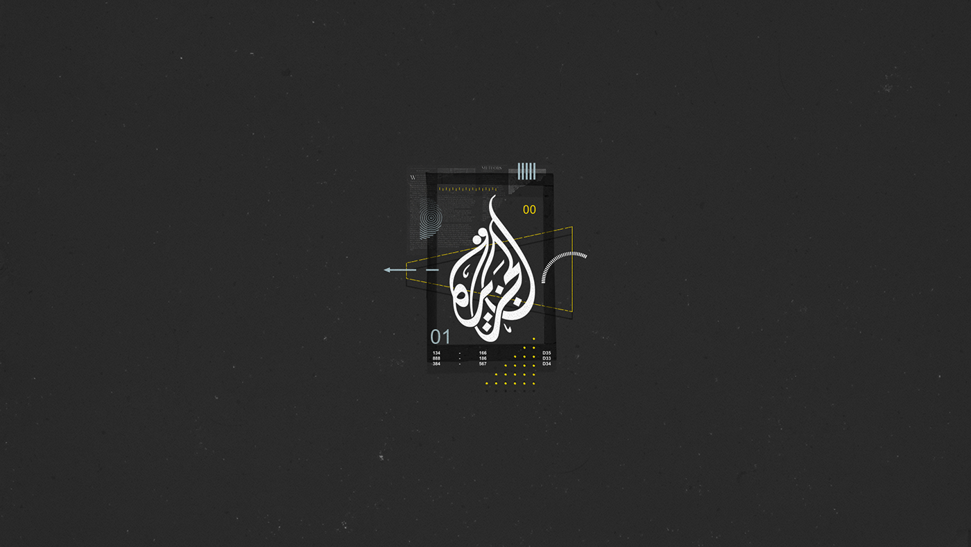Aljazeera brand identity usa collage newspaper creative newsletter tv