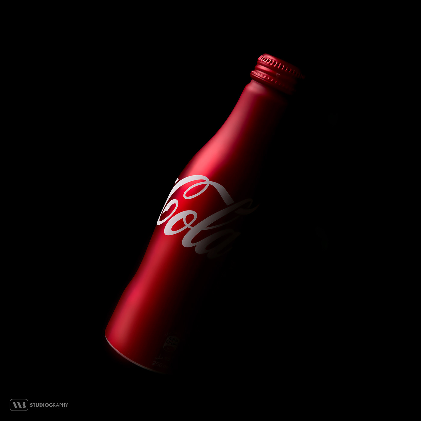 cocacola drink cola red studio bottle