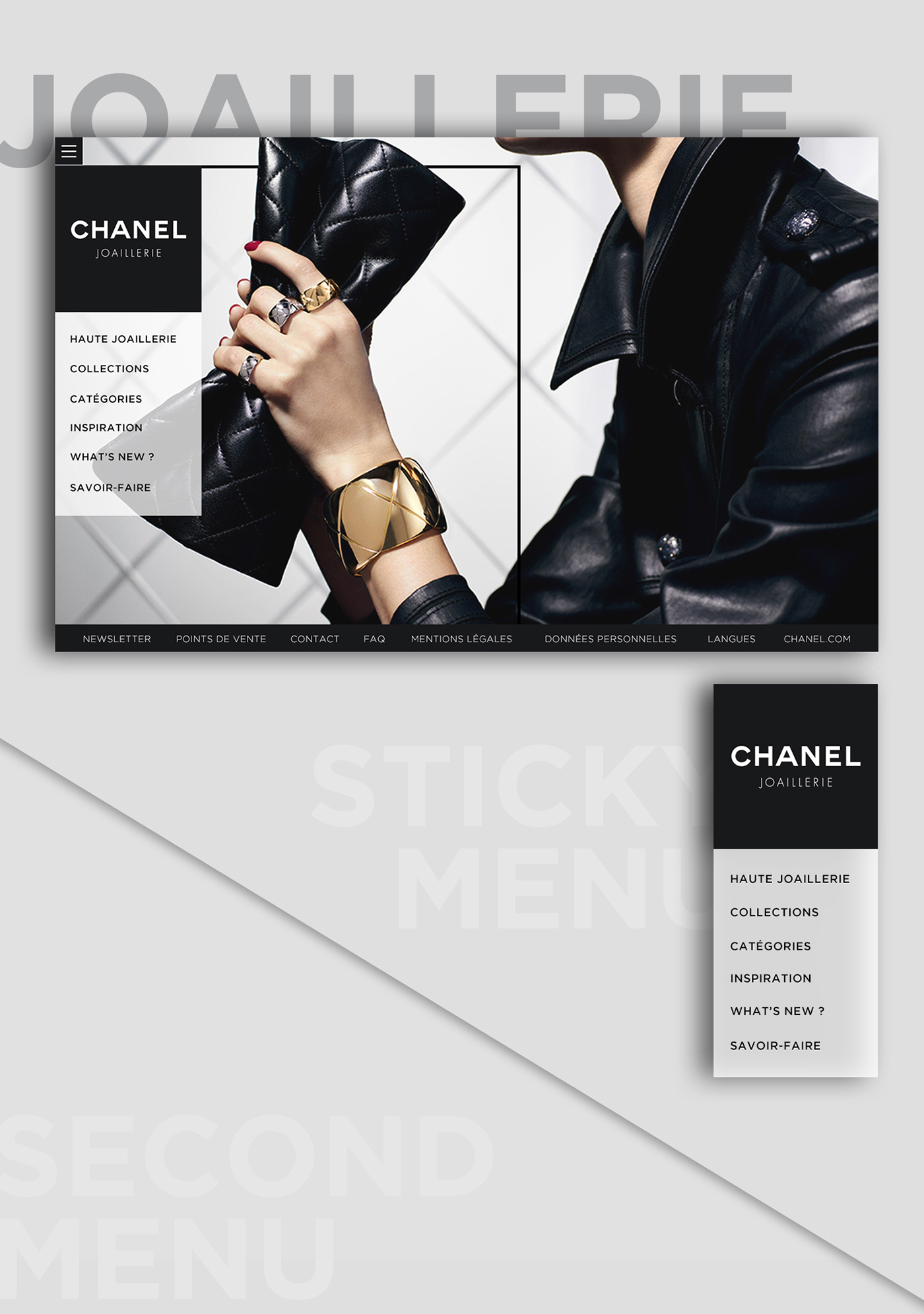 Website - Chanel on Behance