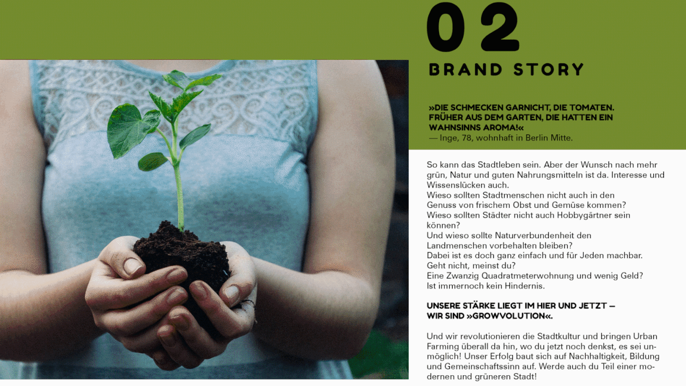 brand branddesign Branding Identity Corporate Identity gestaltung mannheim grow growvolution Kommunikationsdesign urban gardening Visual Branding
