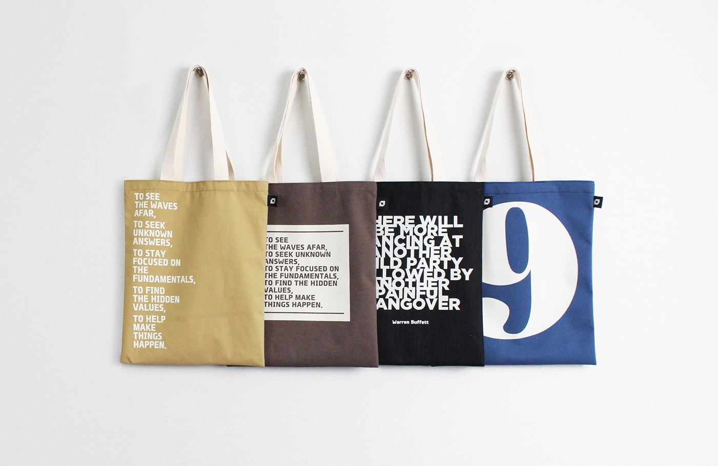 eco bag fabric branding  corporate Daishin Securities environment public
