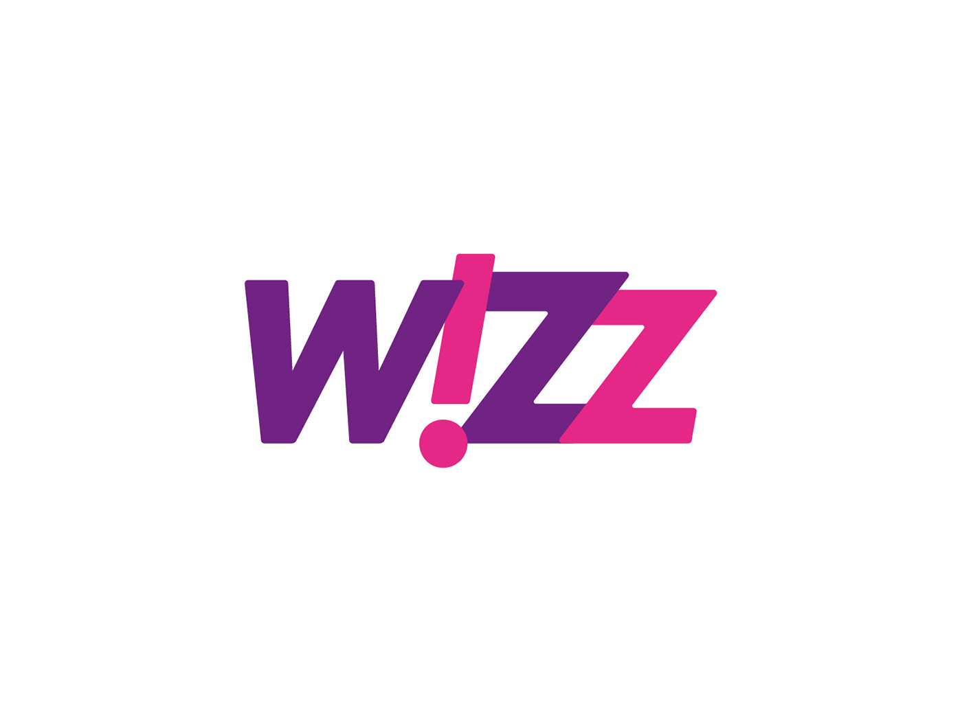 A logo for Wizz Air, an airline serving many cities across Europe, North Africa and the Middle East.