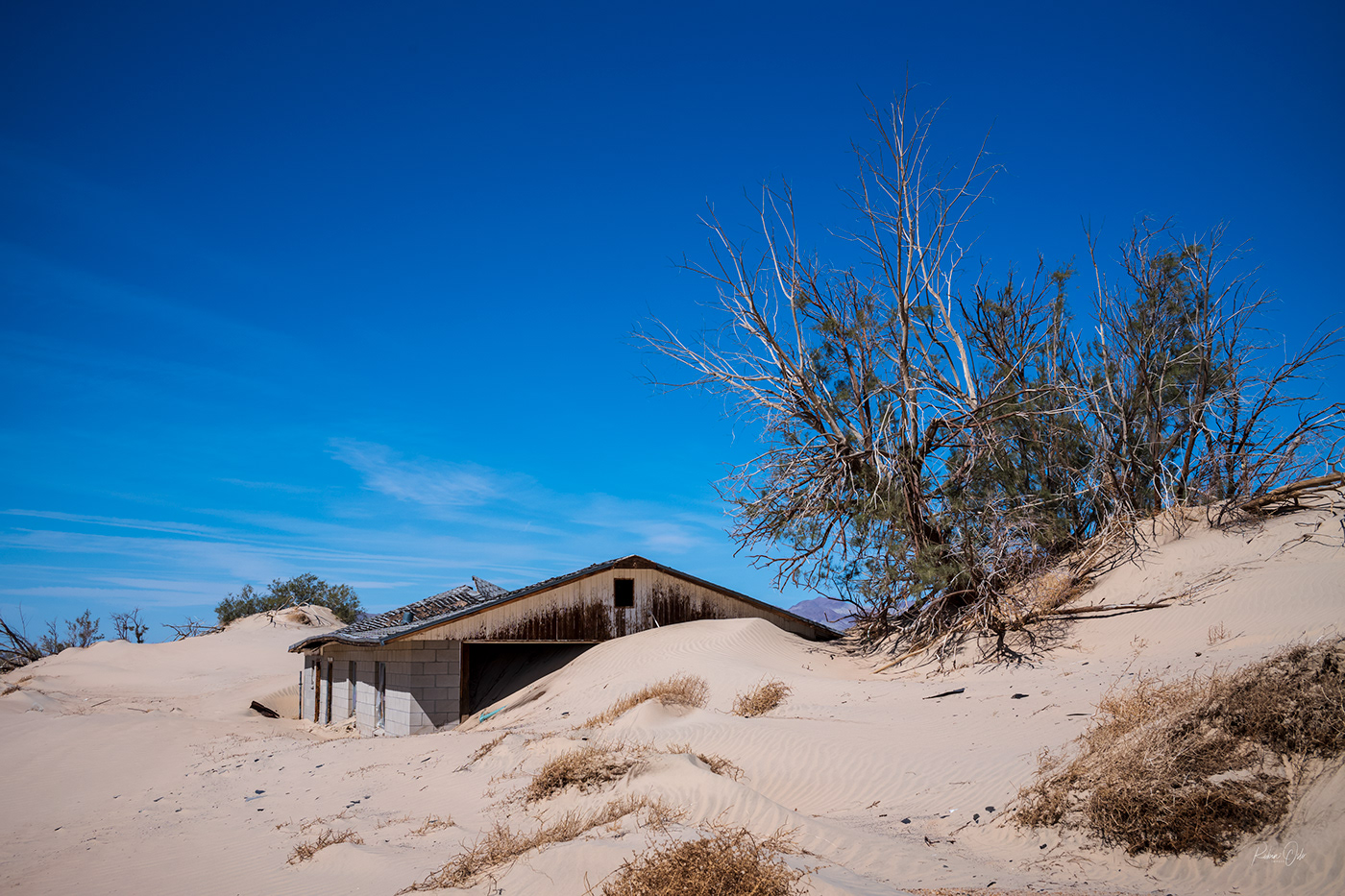 California desert houses infrared Landscape mojave Photography  sand