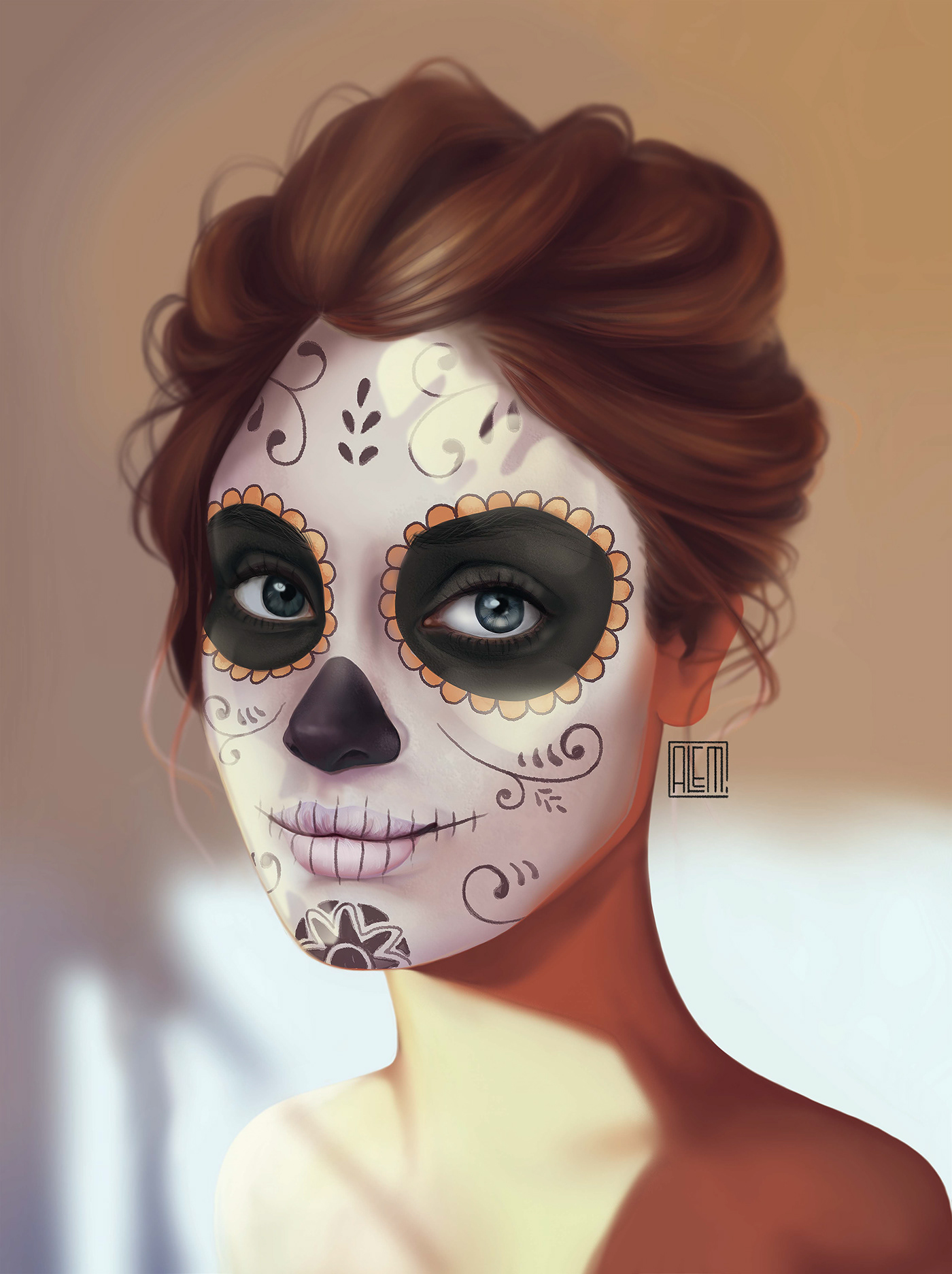 art catrina muertos dead arte mexico Mexican girl makeup sexy Dia De Muertos catrinas Muerta calavera
