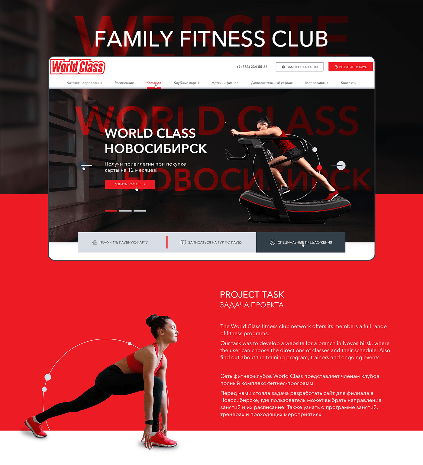 club edison studio fitness sport Web Web Design  Website Веб веб дизайн веб сайт