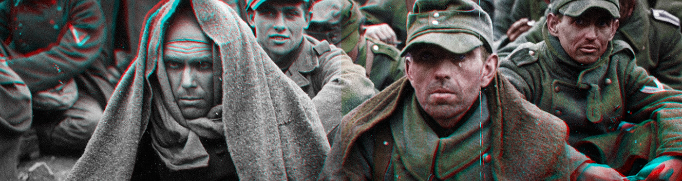 colorization history Military Photo colorized photo restoration photos Prisoner soldier World war 2 ww2