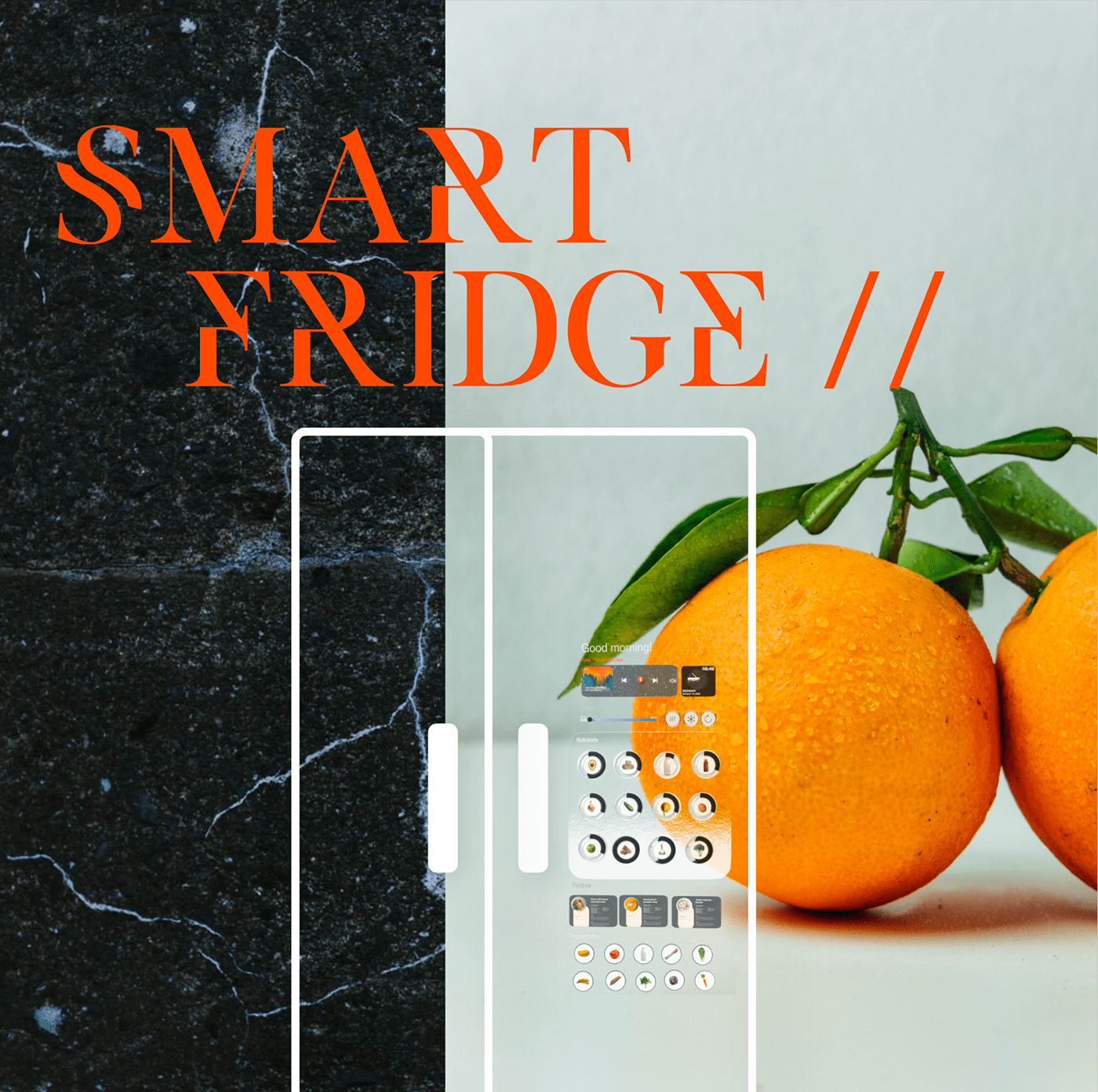 augmented reality Interface kitchen smart fridge ux
