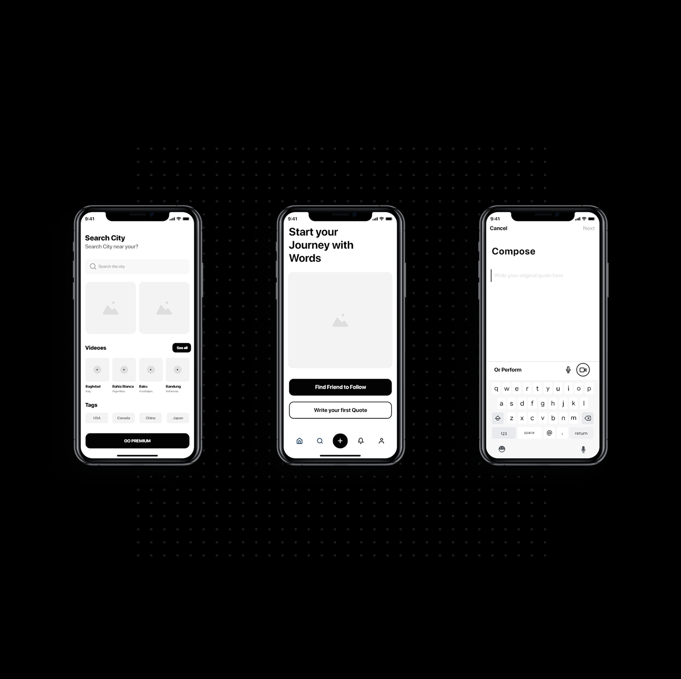 app apple application e-commerce ios iOS11 iphone 8 iphonex mobile prototype