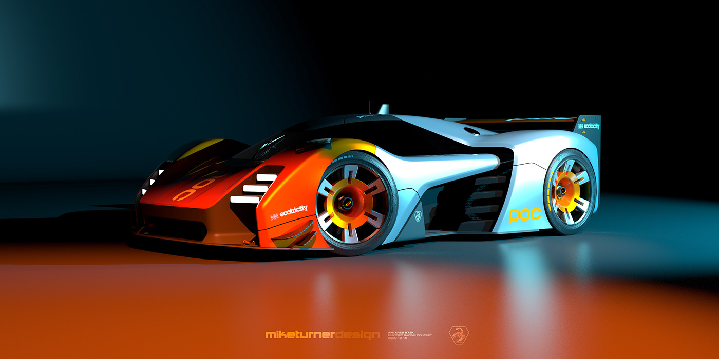 cardesign concept conceptcar eco electric ev hypercar racer Racing Sportscar