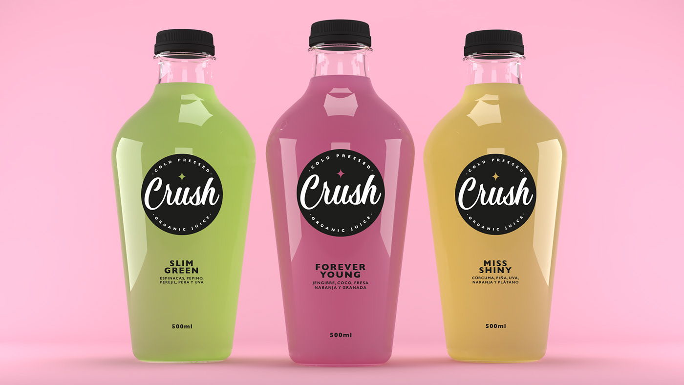 juice organic Packaging bottle Render graphic design  product design  Rhinoceros