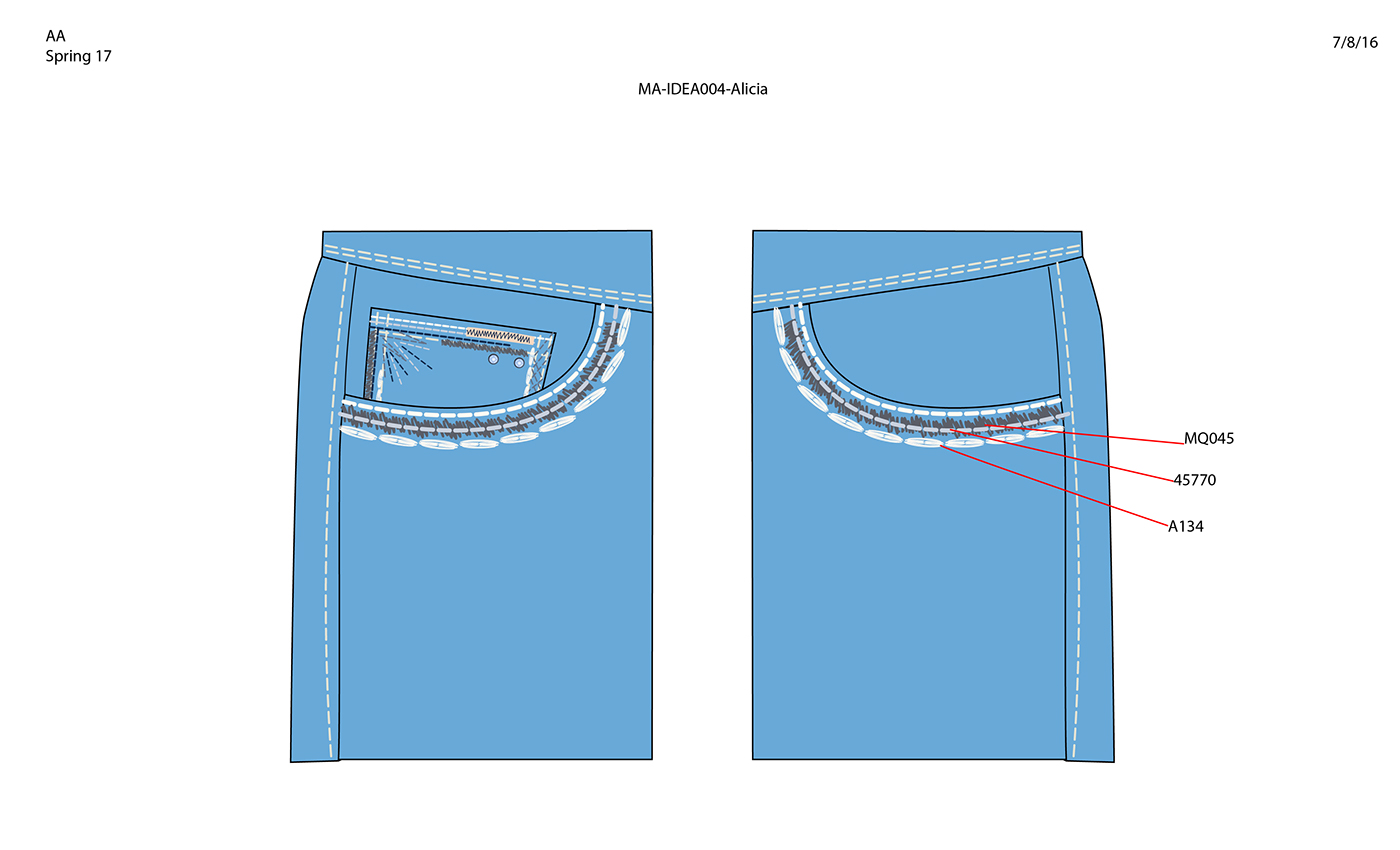 pocket Fashion  design graphic ILLUSTRATION  Illustrator adobe jeans
