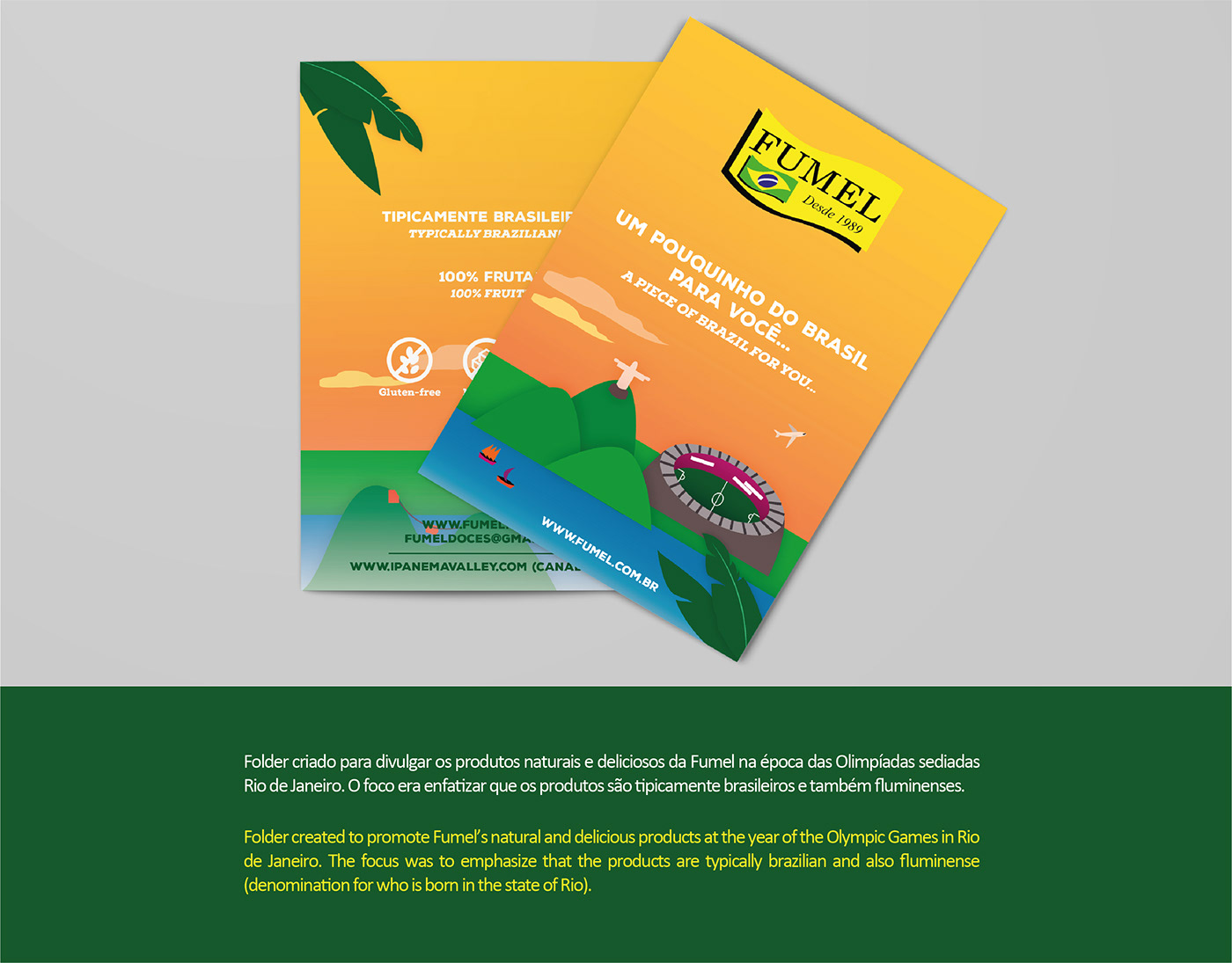 olimpiadas Rio de Janeiro rio folder panfleto design gráfico graphic design  Produtos