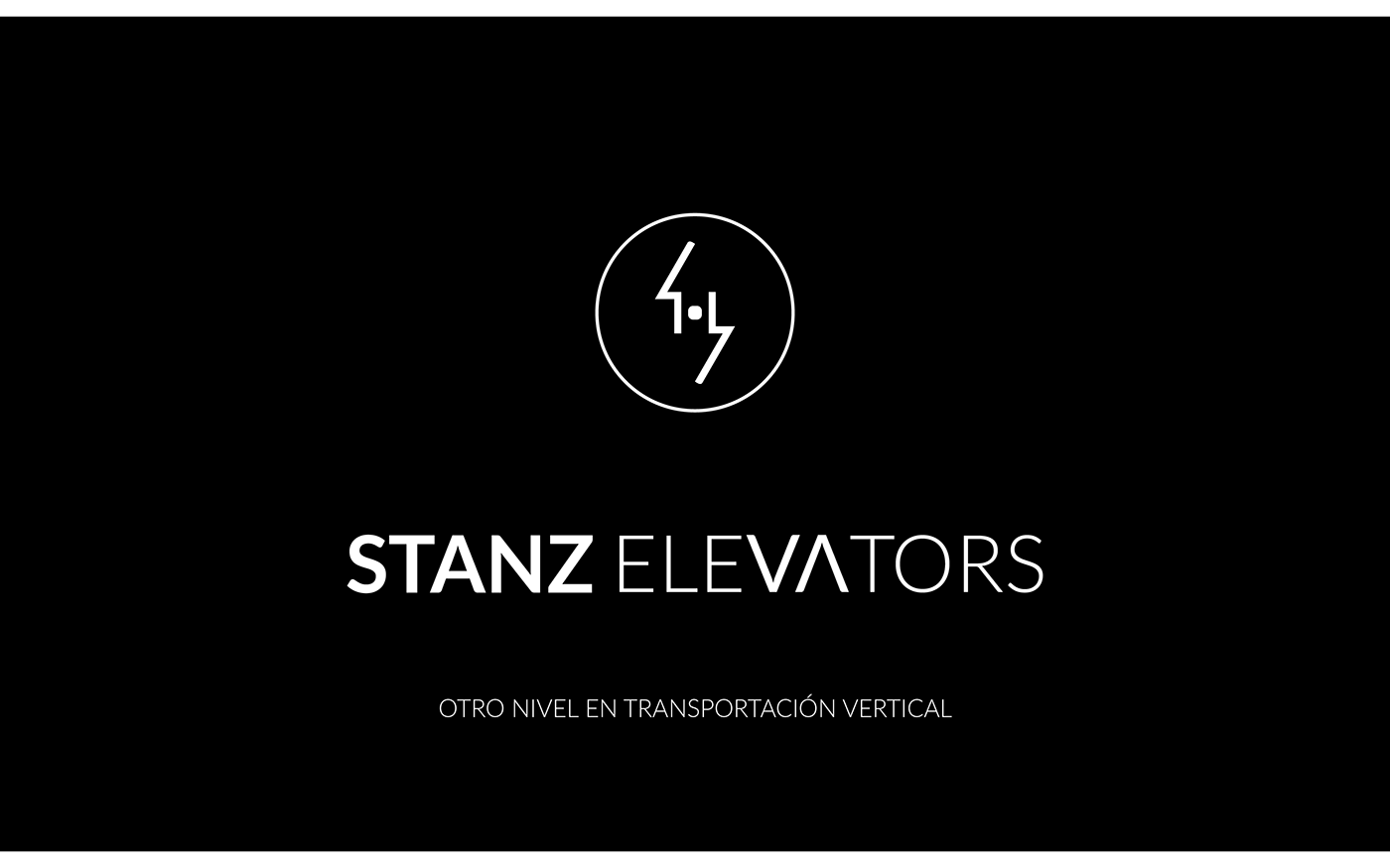 Logotipo branding  Technology elevator Elevators logo