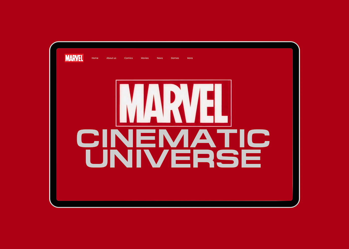 Avengers captain america Doctor Strange iron man marvel Marvel Cinematic Universe mcu spiderman Thor ui design