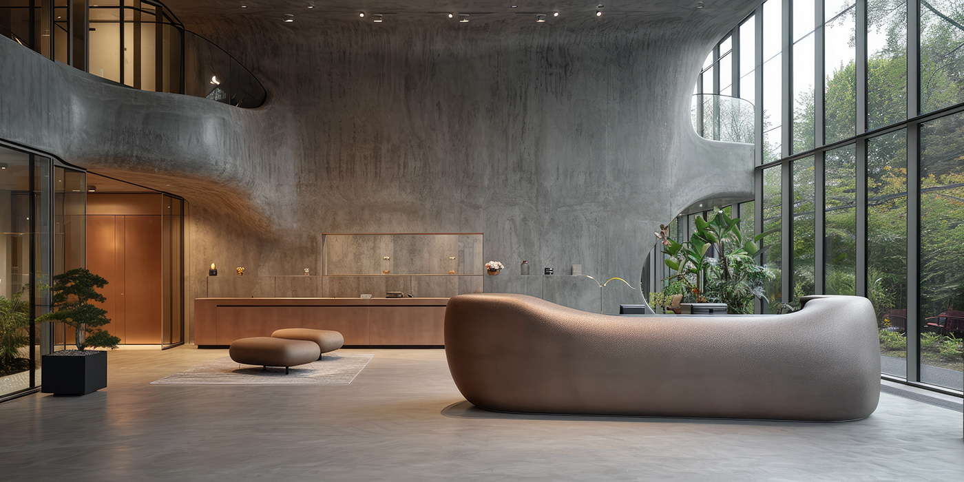 indoor architecture interior design  visualization modern archviz concept furniture design midjourney