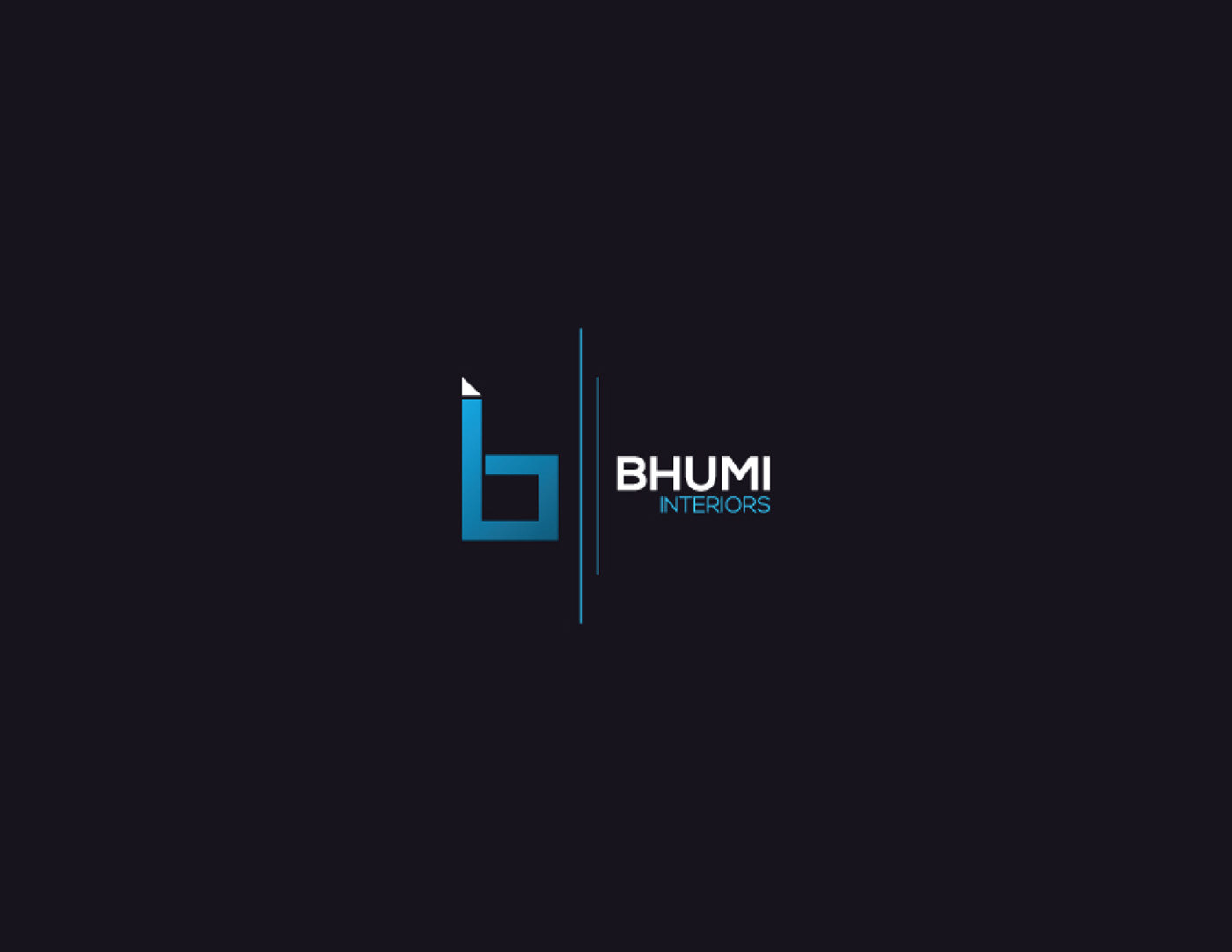 Logo Design Bhumi Logo Business Logo Bhumi interior Bhumi interior logo Designer FK