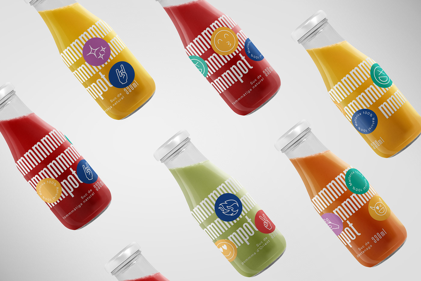 beverage design diseño envase flexible fruits graphicdesign juice mallorca Packaging