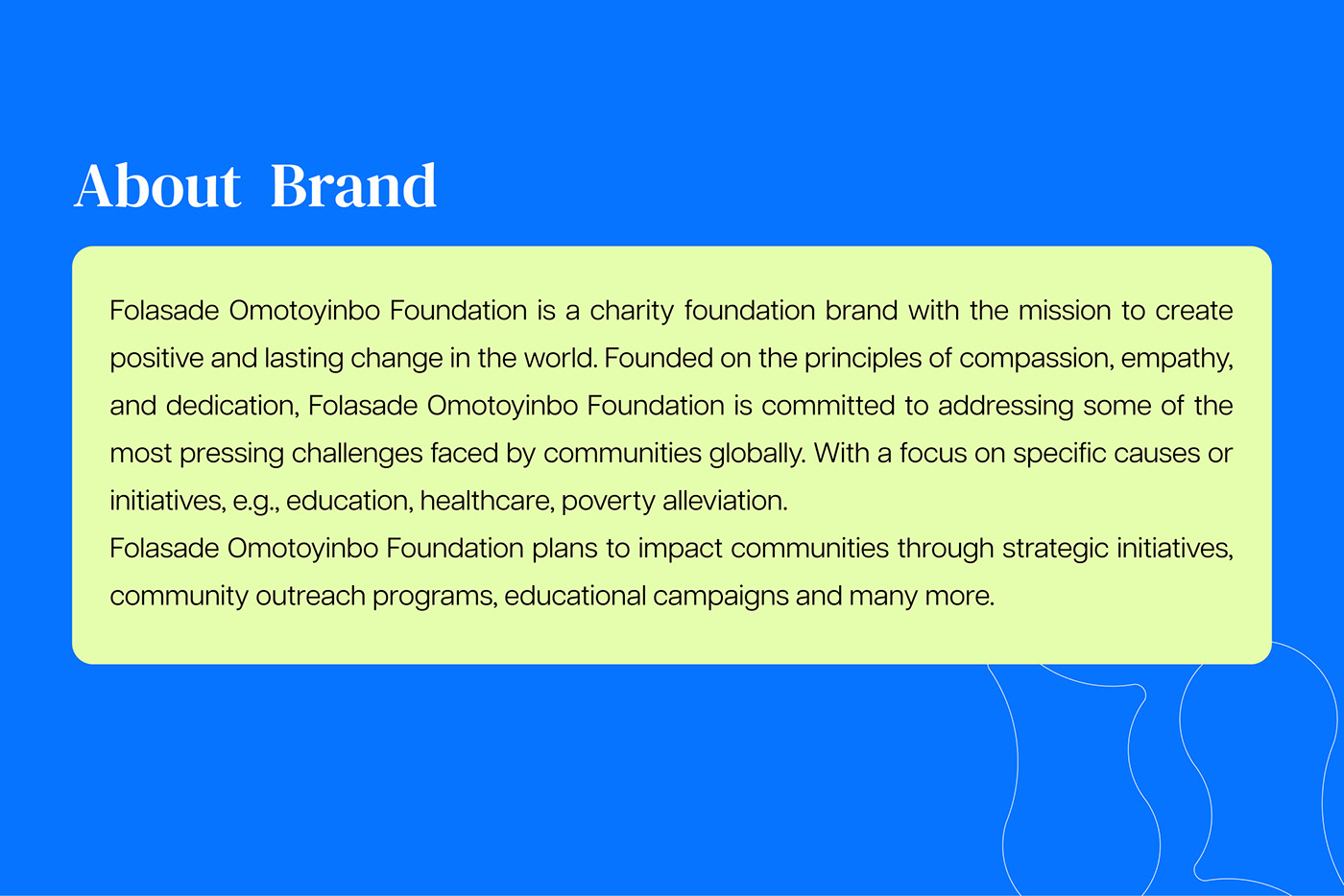 charity charity logo brand identity foundation logo branding  blue charity work Logo Design visual identity
