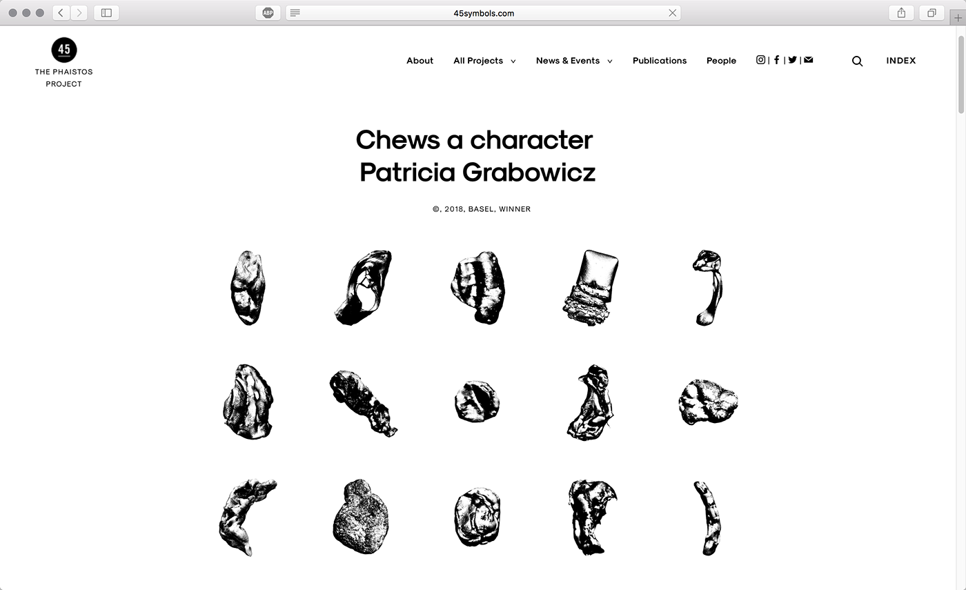 information design grafik graphic gum chews Character black