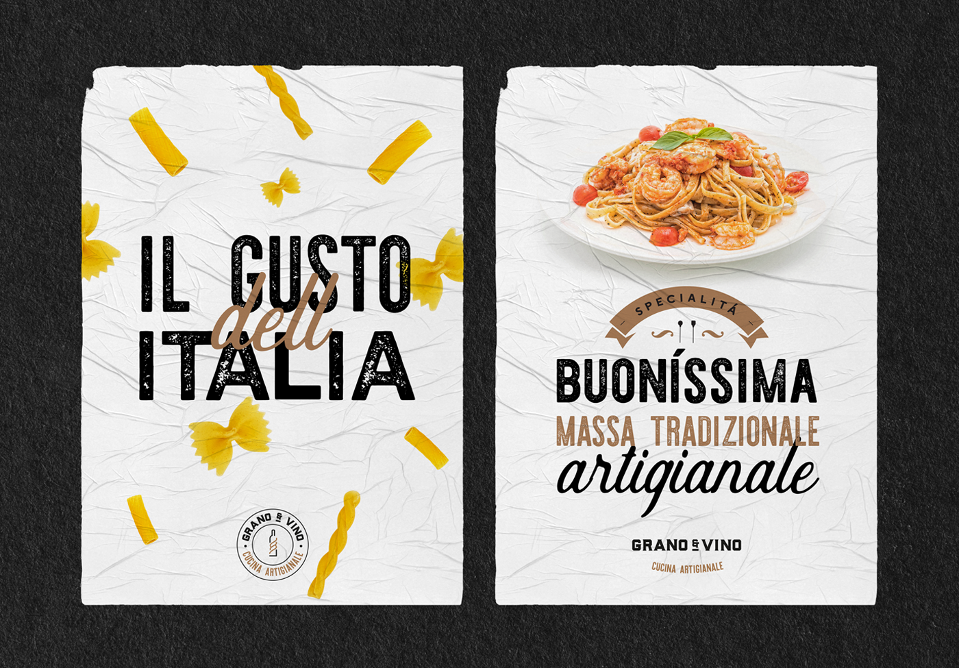 restaurant italiano marca italian cuisine Pasta visual identity identidade logo