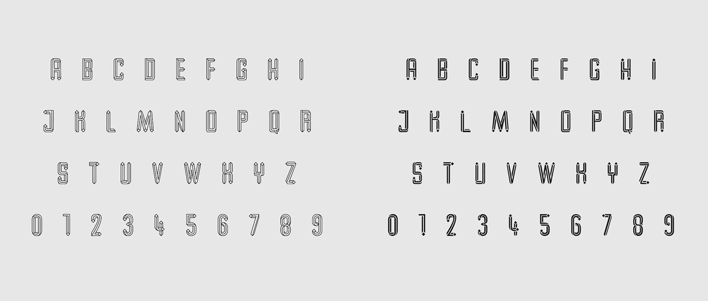 typography   Typeface art direction  escher geometric