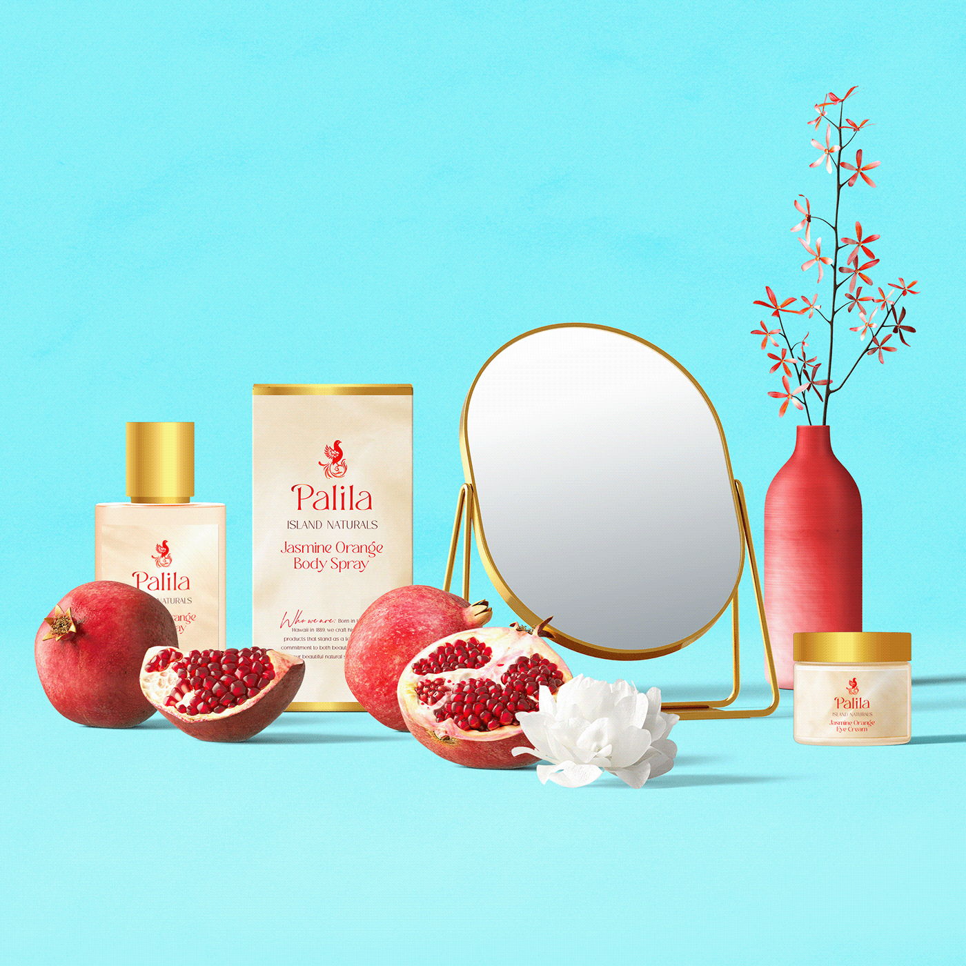 branding  Packaging graphic design  luxury skincare beauty gold bottle box cosmetics