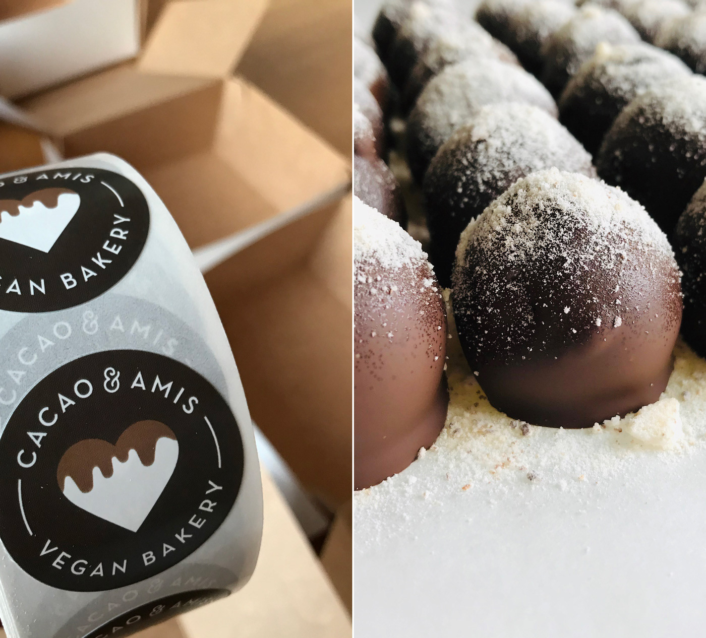 bakery cacao cafe chocolate pastry pralines Swedish Fika vegan Plant Based cookies