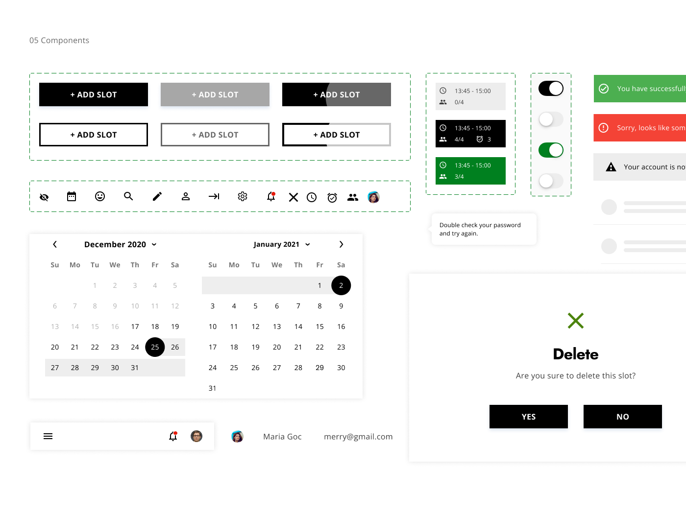 Application Design booking app branding  calendar ILLUSTRATION  landing page Mobile app Responsive UI/UX Web Design 