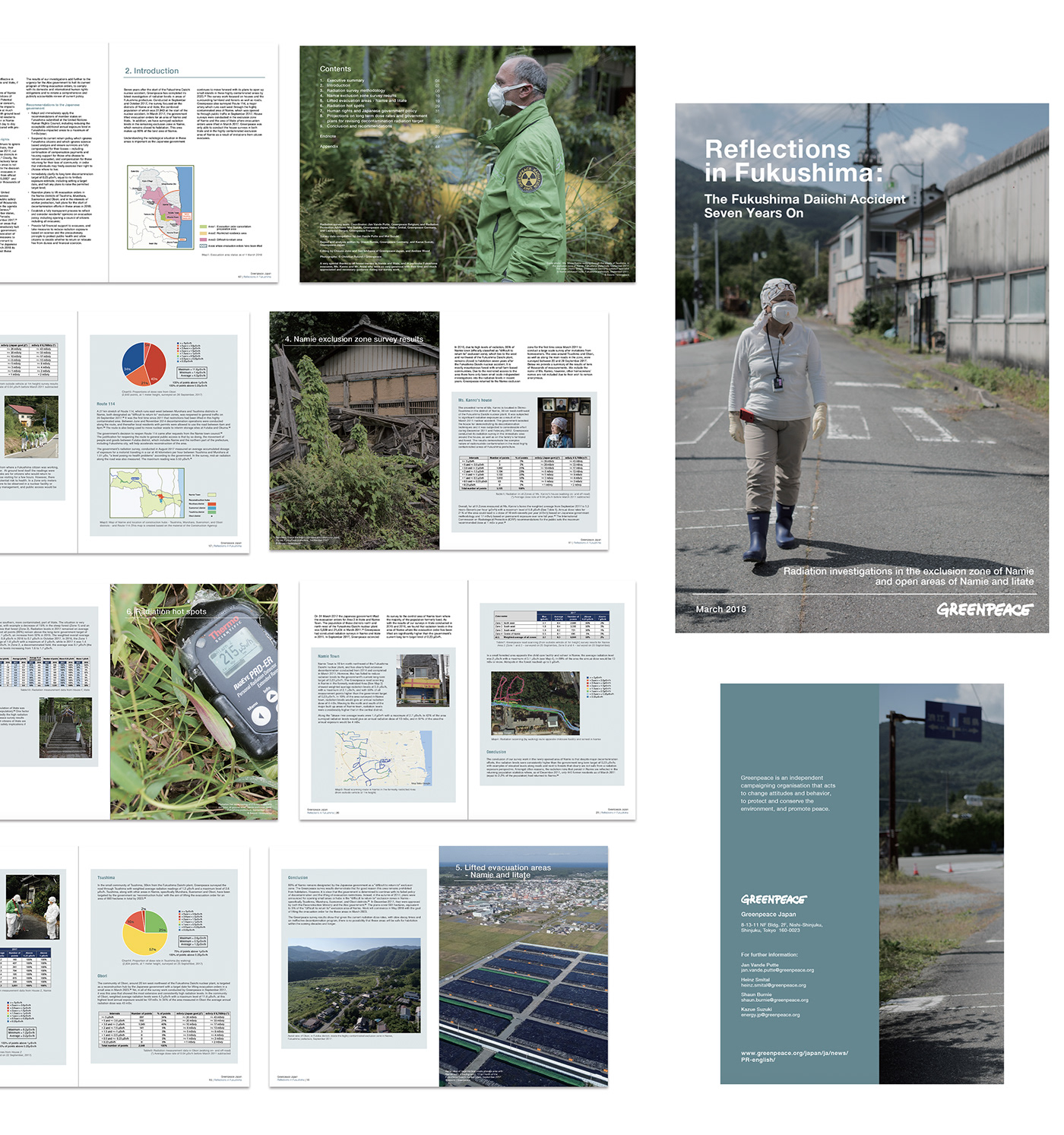 report design Layout chart Photography  Monitoring publication NGO environment journal nuclear