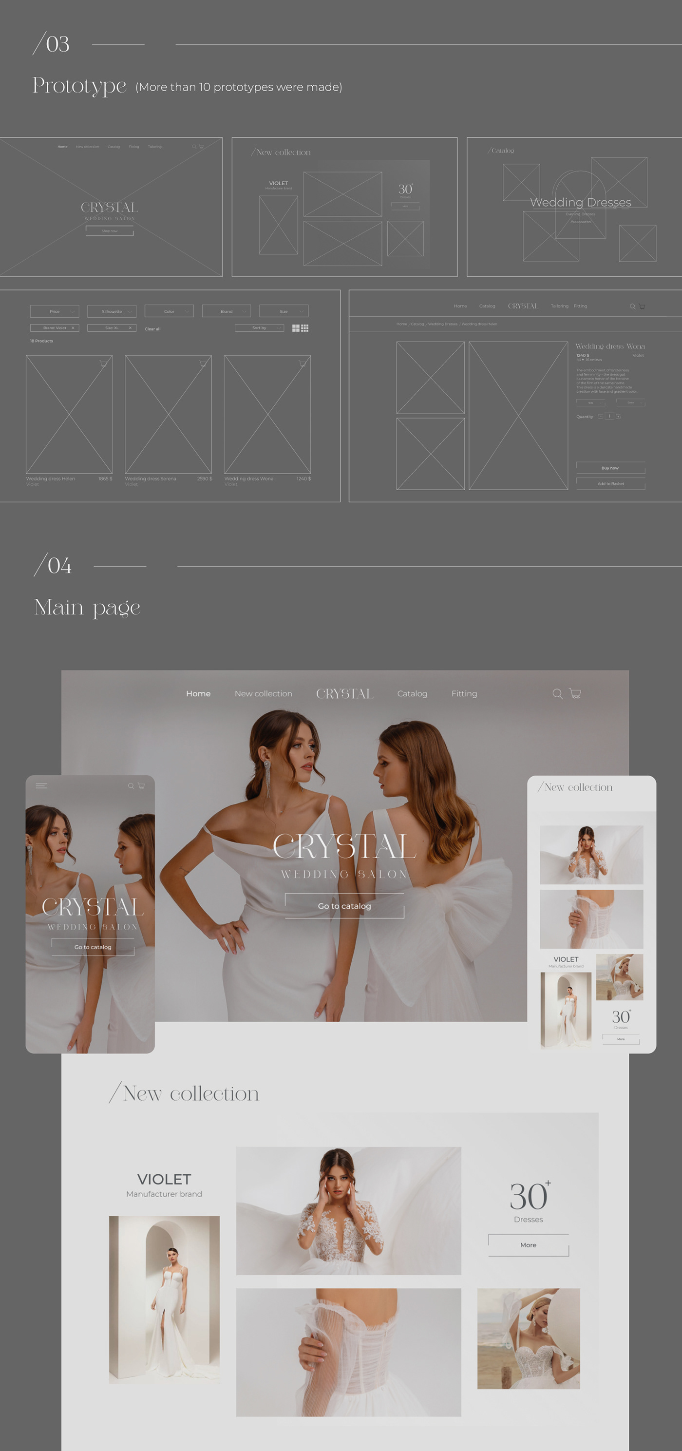 Adaptive catalog e-commerce Figma typography   ui design UI/UX UX design Web Design  Website